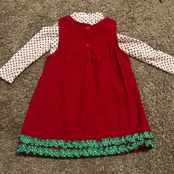 Corduroy Christmas 2 Piece Dress 3T - Picture 6 of 6